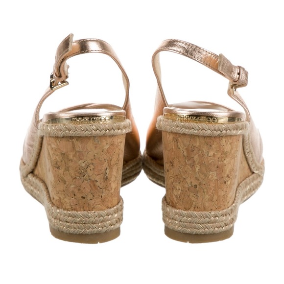 EUC Jimmy Choo Leather Slingback Sandals - Picture 3 of 9